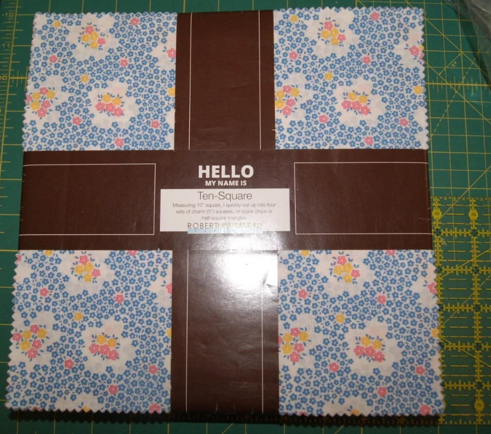 Darlene Zimmerman Pretty Posies 10" Inch Charm Layer Cake  Quilt Top Fabric - Image 1 of 1