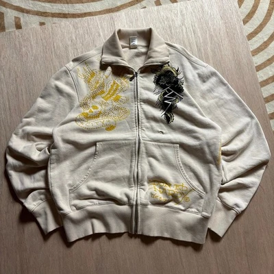 Y2K Ed Hardy by Christian Audigier Full Zip Rhinestone Jacket - Image 1 of 4