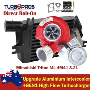Turbocargador de alto flujo GEN1 con intercooler para Mitsubishi Triton ML 4M41 3,2 L - Imagen 1 de 11