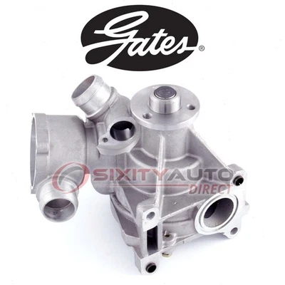 Gates Engine Water Pump for 1988-1991 Mercedes-Benz 300SE 3.0L L6 - Coolant lm Foto 1 de 4