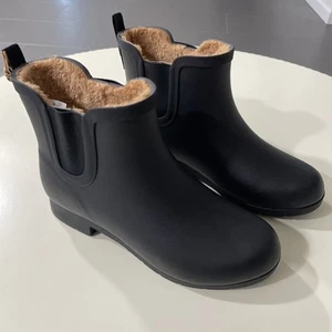 Chooka Delridge Chelsea Boots Womens Black Waterproof Insulated Ankle Rain Sz 9 - Picture 1 of 11