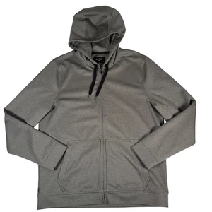 Rhone Mens L Gray Full Zip Hoodie Jacket Athletic Casual Travel Business Commute - Picture 1 of 9
