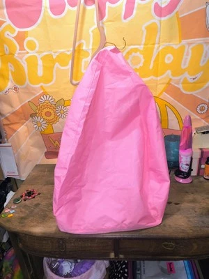 Pink Empty Bean Bag Chair With Inside Bag - Image 1 of 2