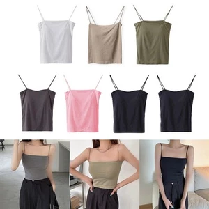 Casual Ladies Vest Top with Medium Stretch for Summer Beach and Vacation Wear - Picture 1 of 50