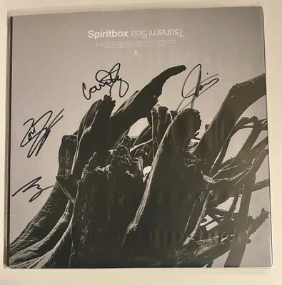 Spiritbox - Tsunami Sea Signed Alt J Card BLACK AND WHITE SMUSH 12” Vinyl Signed - Image 1 of 3
