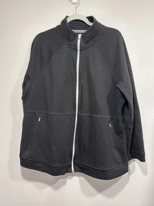 T by Talbots Jacke 2X schwarz weiß Paspel Reißverschlusstaschen  - Bild 1 von 10