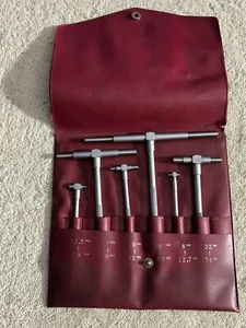 MITUTOYO 155-903 Telescoping Gauge Set Of 6 AA, A, B, C, D, E Machinist Tools - Picture 1 of 15