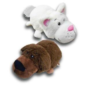 Flip a Zoo Labrador Cat Soft Plush Toy Reversible 2 in 1 Kids Soft New