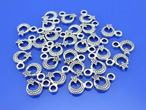 30 piezas Moonstar Borla Extremo Tíbet Plata para hacer Cuentas de Oración Islámicas 925025  - Imagen 1 de 2