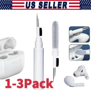 Cleaner Kit for Airpods - Pro 1 2 Earbuds Cleaning Pen Brush Earphones Case Gift - Picture 1 of 10