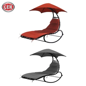 Schwingliege Schaukelliege Sonnendach Hängeliege Polster Sonnenliege Farbauswahl - Bild 1 von 5