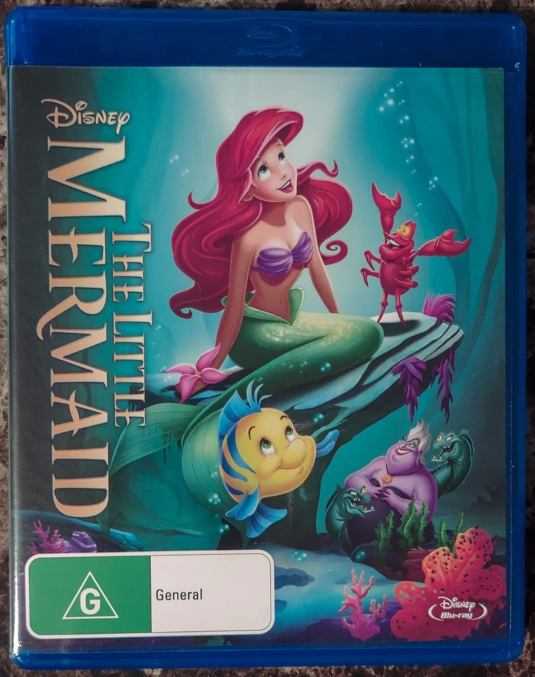 The Little Mermaid (Blu-ray, 2013) Walt Disney Region Free Australia Import - Image 1 of 1