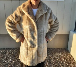  DAMEN JACKE GR M/L KUNSTFELL Beige - Bild 1 von 2