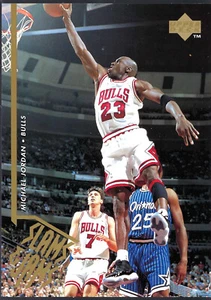 1995-96 Upper Deck #352 Michael Jordan JUMBO - Bild 1 von 2