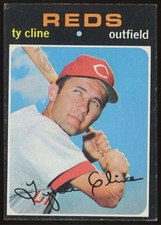 1971 Topps Ty Cline #319 Cincinnati Reds