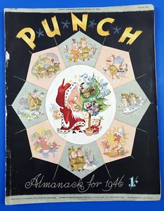 Punch Almanack Magazine 1946 British Humor Satire Vintage October 29 1945 - Bild 1 von 8
