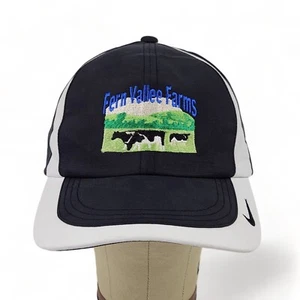 Fern Vallee Farms Nike Golfmütze bestickt Kappe Dri Fit schwarz verstellbar Kuh - Bild 1 von 13