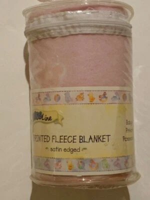 NUEVO CON ETIQUETAS Kidsline Floral Mariposas Niña Bebé Manta Rosa Borde Satinado Foto 1 de 4