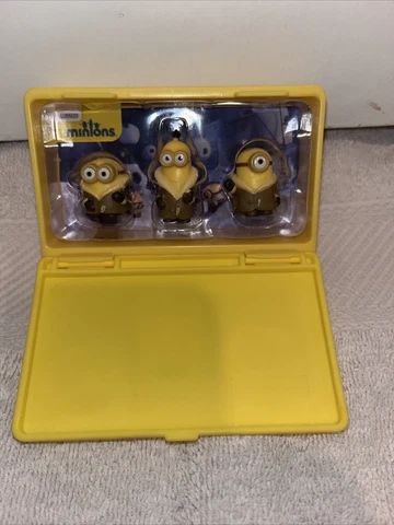 Micro Minions Bored Silly Universal Studios Thinkway Toys W/ Yellow Container Cover