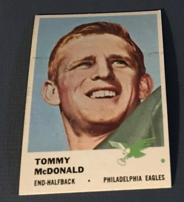 1961 Fleer #51 Tommy McDonald (HOF) Philadelphia Eagles  - Image 1 of 2