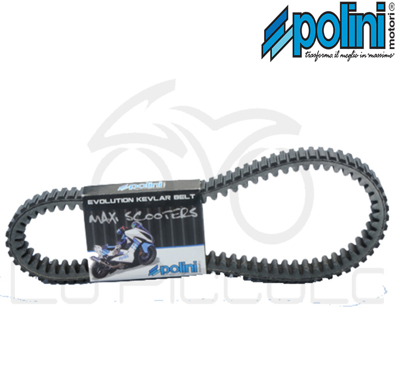 Cinghia Trapezoidale Polini Kevlar Belt Evo Per Minarelli - Rinforzata, Per Scooter E Motorini - Lunga Durata - Foto 2