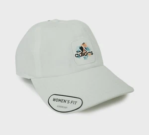 adidas Women's Floral Saturday Cap LOGO White Adjustable Hat OSFA NEW - Picture 1 of 7