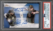 2020 Topps On Demand Dual Auto Blue Chris Paddack Fernando Tatis Jr /25 PSA 9