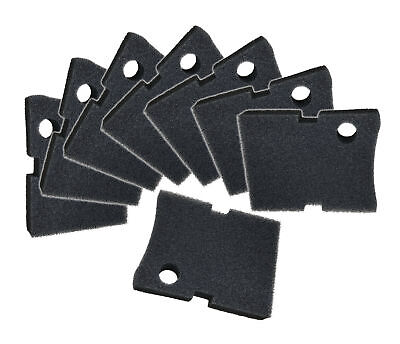 Replacement Hydor 250 / 350  Black Coarse Foam Filter Pads - 8 Pack • 16.29$