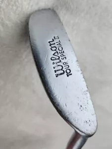 Vintage Wilson Tour Special II Putter RH 36" Involucro in pelle - Foto 1 di 10