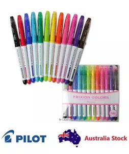 12 x Pilot FriXion Colors Erasable felt tip pens markers - Picture 1 of 5
