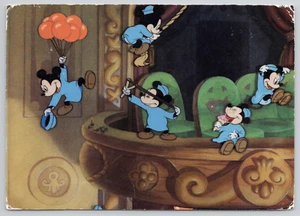 Postal Christie's New Yok City Mickey Minnie Mouse Anuncio 1984 Continental 4x6 - Imagen 1 de 3