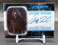 2020 Topps Star Wars Masterwork MATTHEW WOOD as KYLO REN Blue Auto #74/99