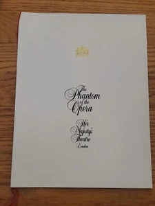 DAS PHANTOM DER OPER Programm - Her Majesty's Theatre - London - Mai 1997 - Bild 1 von 4