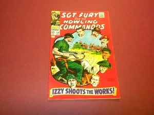 SGT. FURY AND HIS HOWLING COMMANDOS #54 Marvel Comics 1968 Nick Fury WAR - Bild 1 von 3
