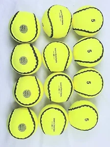 SMART & SHARP SPORTS INC Hurling Wall Ball Sliotar Yellow GAA Official (48 ball) - Picture 1 of 6