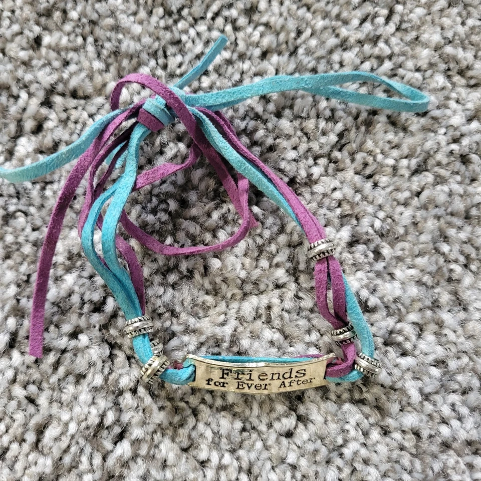 4 Different Girl Bracelets. Best Friends. Butterfly. Raccoon. Charm Bracelet.   - Image 1 of 4