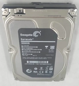 3TB SEAGATE ST3000DM001 Barracuda Apple 655-1726 3.5" SATA HDD Hard Disk Drive - Photo 1/1