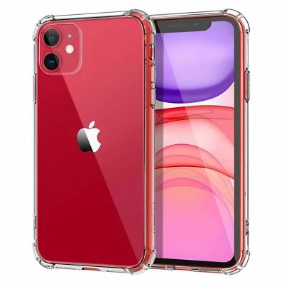 CSL-TECH Case for Apple iPhone 11 Pro Max XR XS X ShockProof Phone Slim Silicone Cover
