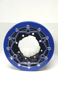 Raptor 700 660 Rear Wheels Beadlock 9x8 3+5 Crusher Alba Racing OEM Matte BL - Picture 1 of 7