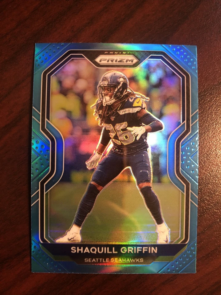 2020 Panini Prizm Shaquill Griffin Light Blue Prizm Seattle Seahawks - Image 1 of 2