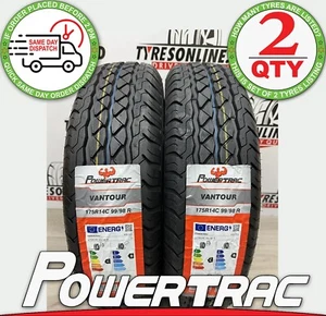 2 X 175 14C POWERTRAC 99/98R 8PR COMMERCIAL VAN 175/80R14C AMAZING C B LABELS - Picture 1 of 6