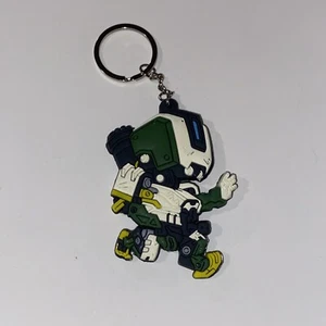 Overwatch Bastion Cute But Deadly PVC Double Sided 3D Keyring Keychain Anime UK - Picture 1 of 3