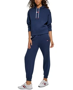 Tommy Hilfiger Sport Women's Logo Hoodie Navy Size XS - Picture 1 of 1
