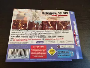 Inserto trasero Millenium Soldier Dreamcast - Imagen 1 de 2