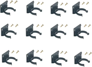 Kitchen Plinth Leg Clips & Brackets Kick Board Plastic FITS 32MM – 12 Pack with - Picture 1 of 11