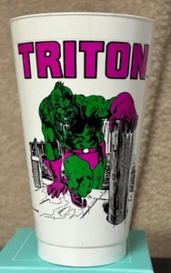TRITON MARVEL SUPER HEROES 7-11 CUP 1975 INHUMANS  - Picture 1 of 2