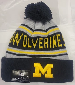 Michigan Wolverines New Era Cuffed Cheer Knit Stocking Cap - NCAA - Picture 1 of 2