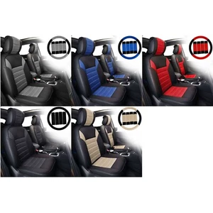 Car Seat Cushions Premium 3D Air Mesh Front Set w/ Steering Wheel Cover Combo - Bild 1 von 17