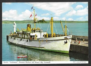 Isles of Scilly Ferry Scillonian Penzance Harbour Mount's Bay Cornwall UK 1968 - Picture 1 of 2