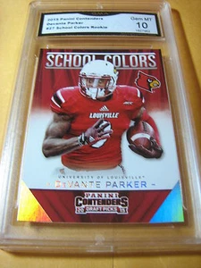 DEVANTE PARKER DOLPHINS 2015 PANINI CONTENDERS COLORES ESCOLARES RC # 27 GRADO 10 - Imagen 1 de 1